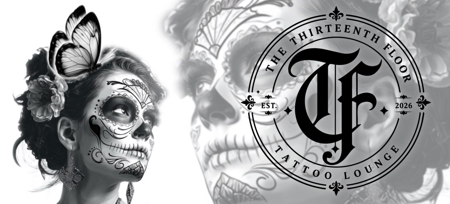 Dia de los Muertos sugar skull mood photo, The Thirteenth Floor Tattoo Lounge